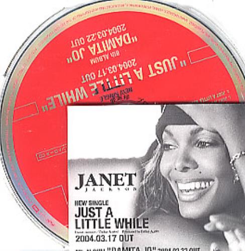 Janet Jackson Just A Little While CD single (CD5 / 5") Japanese J-JC5JU288508