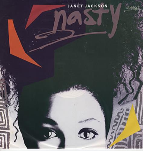 Janet Jackson Nasty 12" vinyl single (12 inch record / Maxi-single) Australian J-J12NA310023