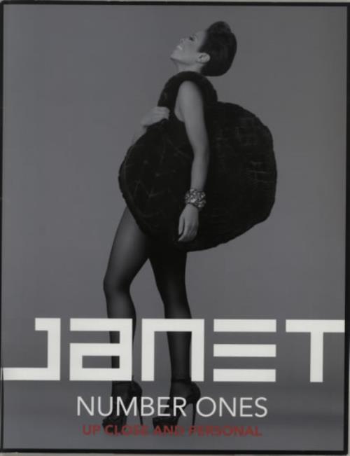 Janet Jackson Number Ones - Up Close And Personal tour programme UK J-JTRNU593620