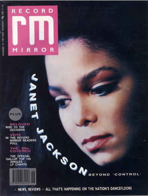 Janet Jackson Record Mirror magazine UK J-JMARE607733