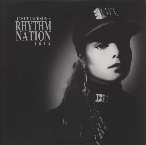 Janet Jackson Rhythm Nation 1814 - Silver Vinyl 2-LP vinyl record set (Double LP Album) US J-J2LRH881200