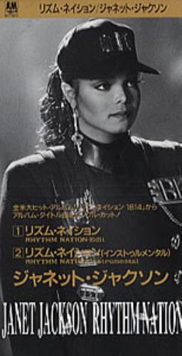 Janet Jackson Rhythm Nation 3" CD single (CD3) Japanese J-JC3RH109108