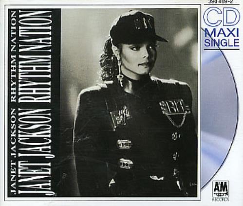 Janet Jackson Rhythm Nation CD single (CD5 / 5") German J-JC5RH134706