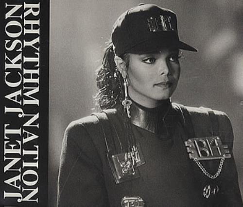 Janet Jackson Rhythm Nation CD single (CD5 / 5") US J-JC5RH43012