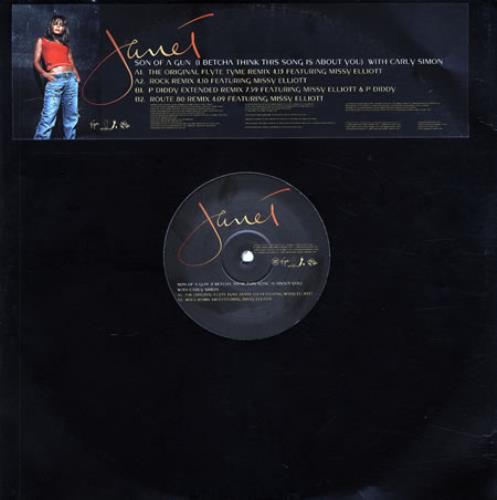 Janet Jackson Son Of A Gun 12" vinyl single (12 inch record / Maxi-single) UK J-J12SO203419