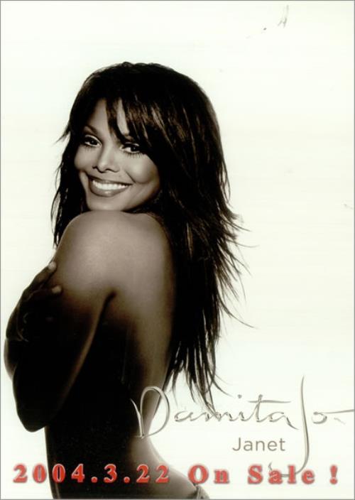 Janet Jackson Damita Jo Japanese Promo handbill (450860)