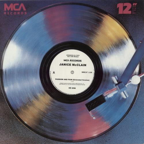 Janice McClain Passion And Pain 12" vinyl single (12 inch record / Maxi-single) UK Z5N12PA876526