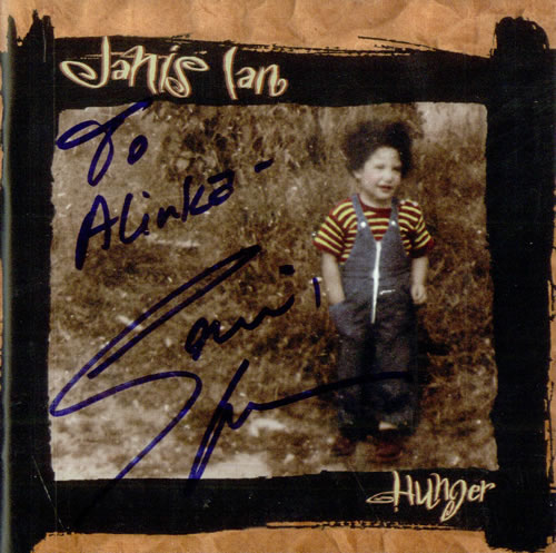 Janis Ian Hunger - Autographed CD album (CDLP) US J-ICDHU504230