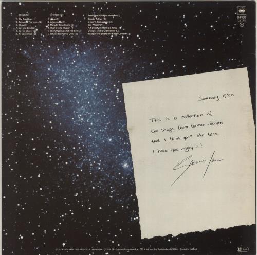 Janis Ian My Favourites vinyl LP album (LP record) Dutch J-ILPMY707352