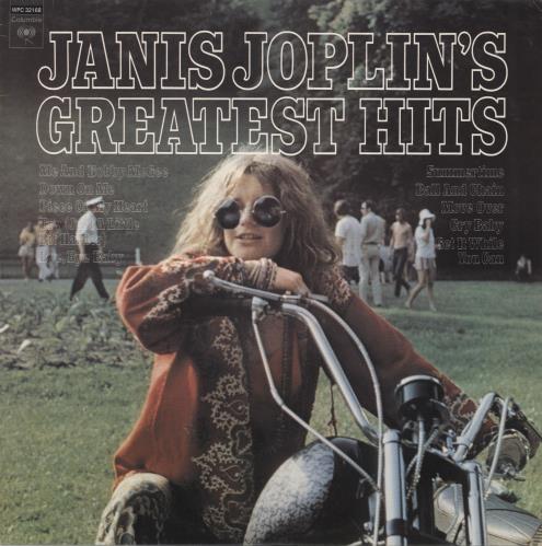 Janis Joplin Greatest Hit vinyl LP album (LP record) Canadian JNJLPGR810287