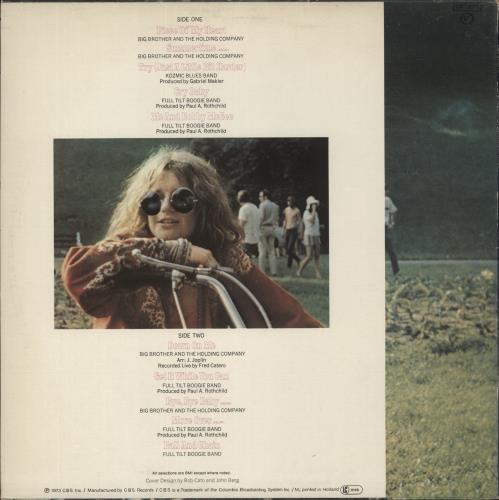 Janis Joplin Greatest Hits vinyl LP album (LP record) Dutch JNJLPGR863994