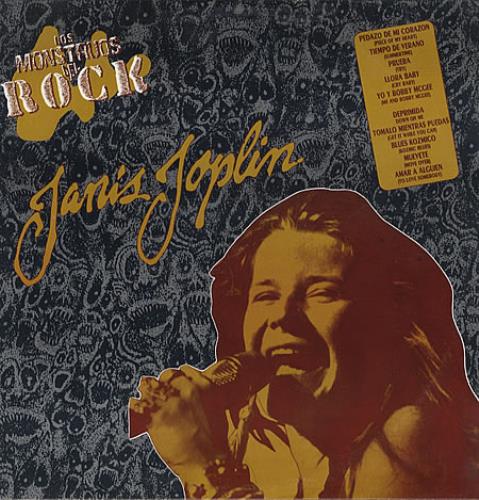 Janis Joplin Los Monstruos Del Rock - Translucent Brown Vinyl vinyl LP album (LP record) Mexican JNJLPLO201991
