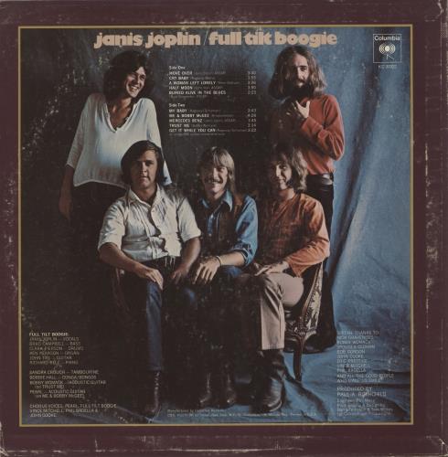 Janis Joplin Pearl - Promotion Sticker vinyl LP album (LP record) US JNJLPPE882933