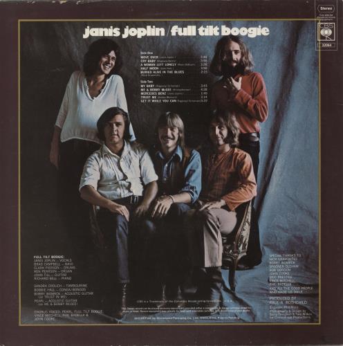 Janis Joplin Pearl vinyl LP album (LP record) UK JNJLPPE661129