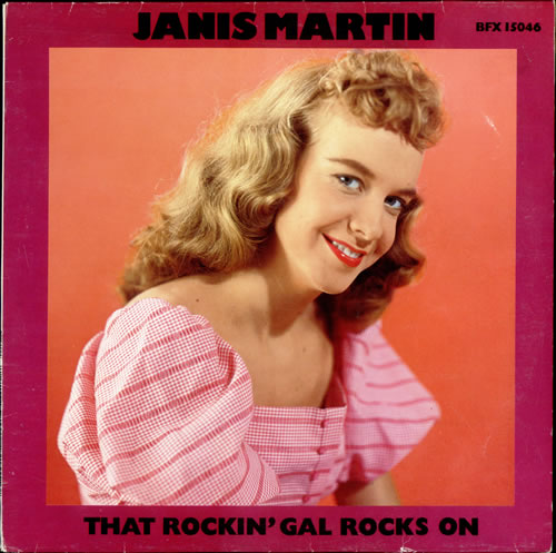 Janis Martin That Rockin' Gal Rocks On vinyl LP album (LP record) German 2JMLPTH511714