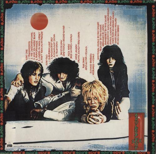 Japan Adolescent Sex vinyl LP album (LP record) Spanish JAPLPAD854794