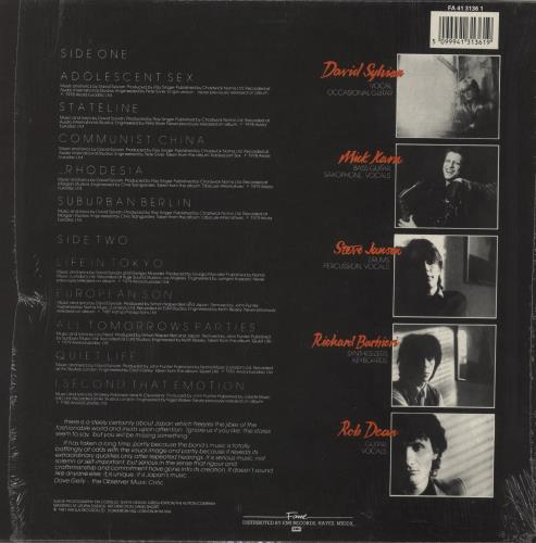 Japan Assemblage vinyl LP album (LP record) UK JAPLPAS865503