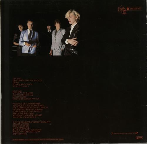 Japan Gentlemen Take Polaroids - Misprint vinyl LP album (LP record) German JAPLPGE653133