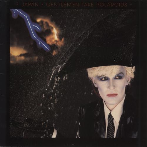 Japan Gentlemen Take Polaroids - Sleeve Misprint - Erratum Sticker vinyl LP album (LP record) UK JAPLPGE392444