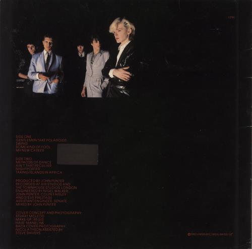 Japan Gentlemen Take Polaroids - Sleeve Misprint - Erratum Sticker vinyl LP album (LP record) UK JAPLPGE392444