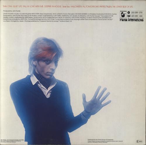 Japan Gentlemen Take Polaroids vinyl LP album (LP record) German JAPLPGE851344