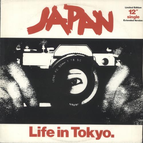 Japan Life In Tokyo - Red Vinyl - A Label 12" vinyl single (12 inch record / Maxi-single) UK JAP12LI144267