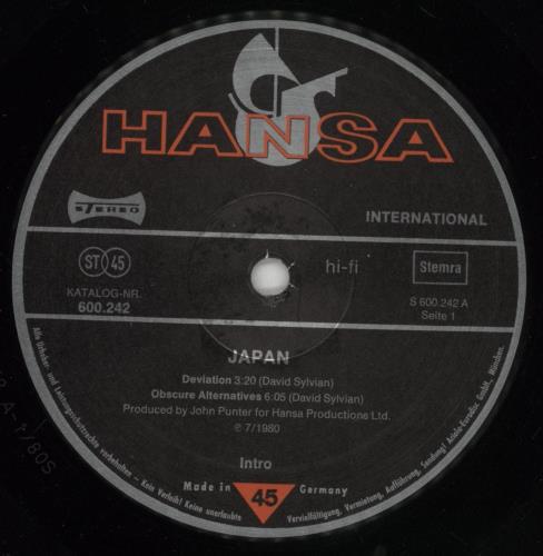 Japan Live In Japan EP 12" vinyl single (12 inch record / Maxi-single) Dutch JAP12LI864764