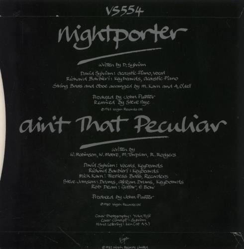 Japan Nightporter 7" vinyl single (7 inch record / 45) UK JAP07NI191557
