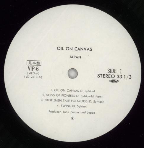 Japan Oil On Canvas 2-LP vinyl record set (Double LP Album) Japanese JAP2LOI176083