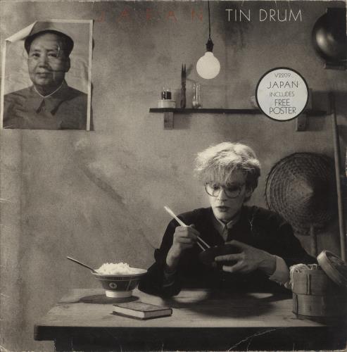 Japan Tin Drum - Stickered sleeve - VG vinyl LP album (LP record) UK JAPLPTI861478