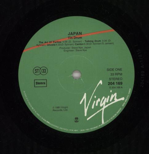 Japan Tin Drum vinyl LP album (LP record) German JAPLPTI244745