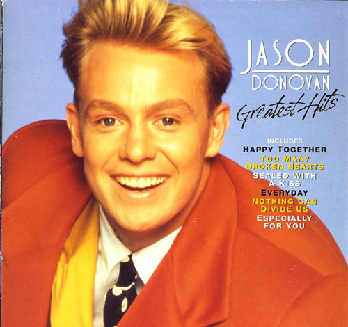 Jason Donovan Greatest Hits vinyl LP album (LP record) UK DONLPGR245174