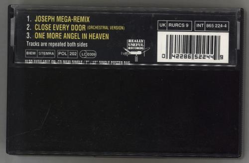 Jason Donovan Joseph Mega-Remix cassette single UK DONCSJO178292