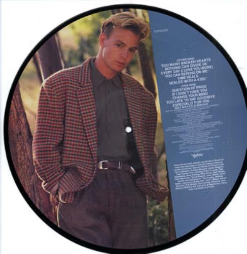 Jason Donovan Ten Good Reasons picture disc LP (vinyl picture disc album) Australian DONPDTE06411