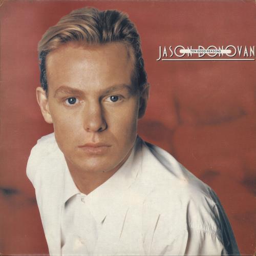 Jason Donovan Ten Good Reasons vinyl LP album (LP record) Yugoslavian DONLPTE698120
