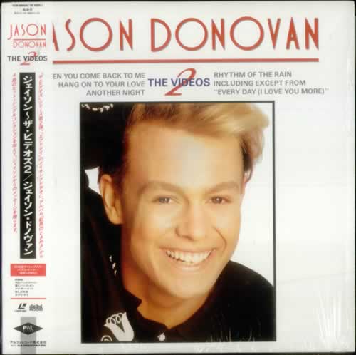 Jason Donovan The Videos 2 laserdisc / lazerdisc Japanese DONLZTH546293