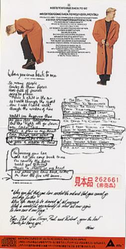 Jason Donovan When You Come Back To Me 3" CD single (CD3) Japanese DONC3WH155974