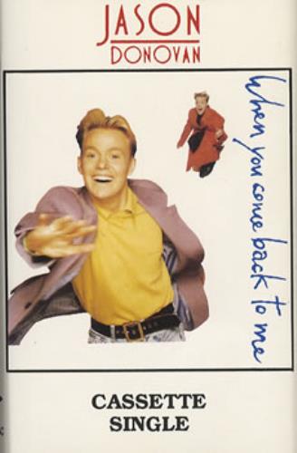 Jason Donovan When You Come Back To Me cassette single Singapore DONCSWH158770