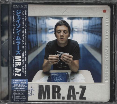 Jason Mraz Mr. A-Z CD album (CDLP) Japanese JA8CDMR716196