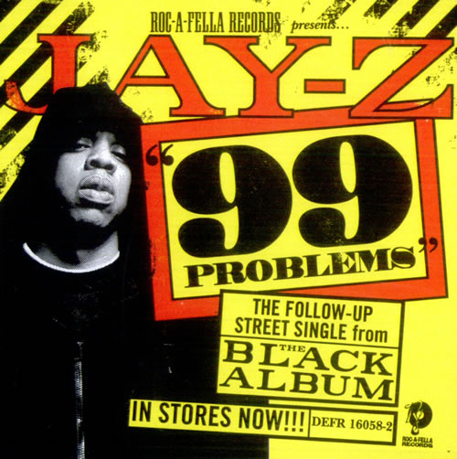 Jay-Z 99 Problems CD single (CD5 / 5") US JYZC5PR520644