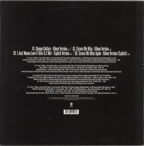 Jay-Z Change Clothes 12" vinyl single (12 inch record / Maxi-single) UK JYZ12CH735089