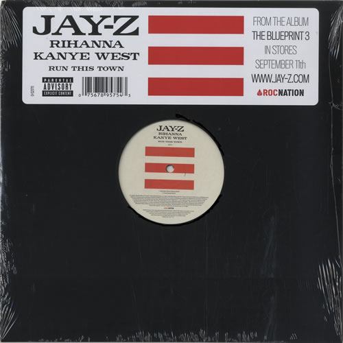 Jay-Z Run This Town 12" vinyl single (12 inch record / Maxi-single) US JYZ12RU489261
