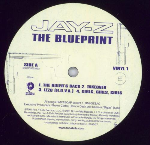 Jay-Z The Blueprint 2-LP vinyl record set (Double LP Album) UK JYZ2LTH831248