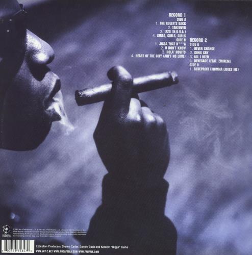 Jay-Z The Blueprint 2-LP vinyl record set (Double LP Album) UK JYZ2LTH831248