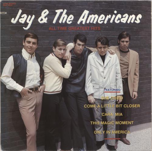 Jay & The Americans All-Time Greatest Hits vinyl LP album (LP record) US JAYLPAL733176