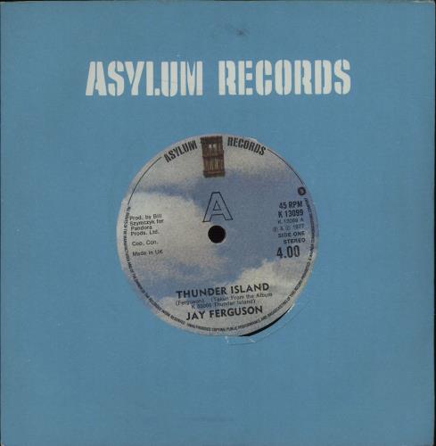 Jay Ferguson Thunder Island 7" vinyl single (7 inch record / 45) UK FGU07TH674131