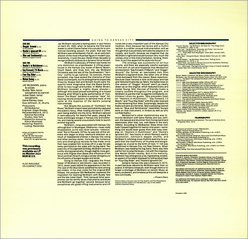 Jay McShann Going To Kansas City vinyl LP album (LP record) US JMHLPGO451145