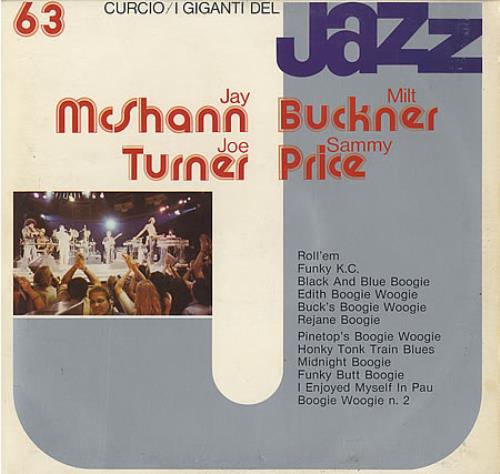 Jay McShann I Giganti Del Jazz #63 vinyl LP album (LP record) Italian JMHLPIG403307