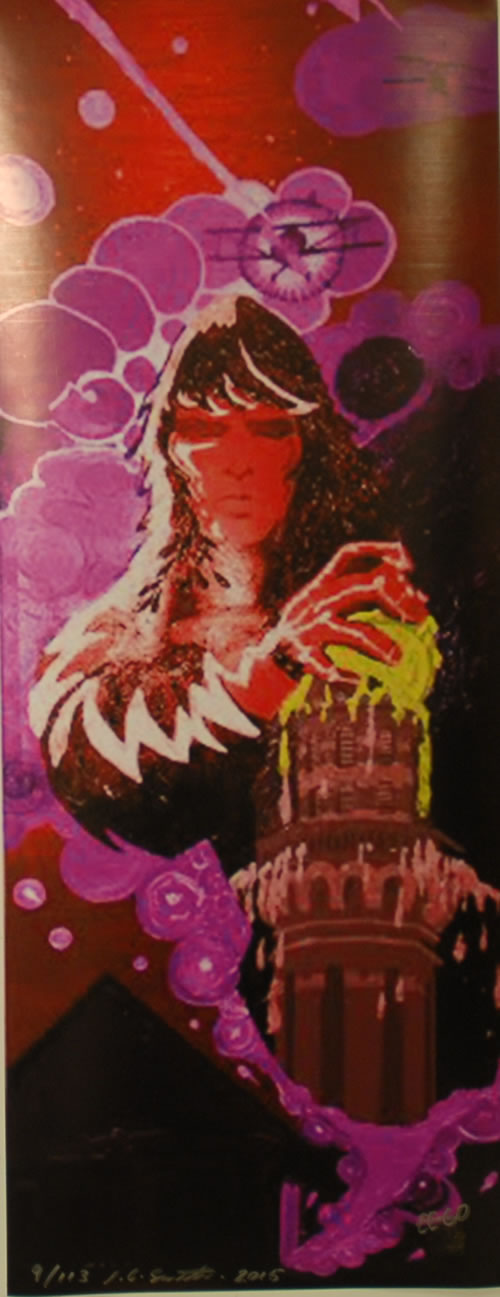 Jay Smith (Artist) Jay Ee-Go Smith's Ian Brown Strangeways Print - No. 9 memorabilia UK K1-MMJA630920