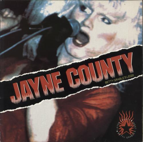 Jayne County Betty Grable's Legs! vinyl LP album (LP record) UK J3-LPBE732117